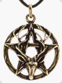 Bronze Stag Pentagram